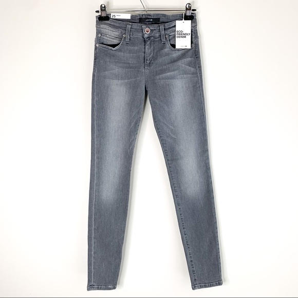 Joe's Jeans Hello Icon Grey Ashlie Skinny Jeans - Picture 3 of 15